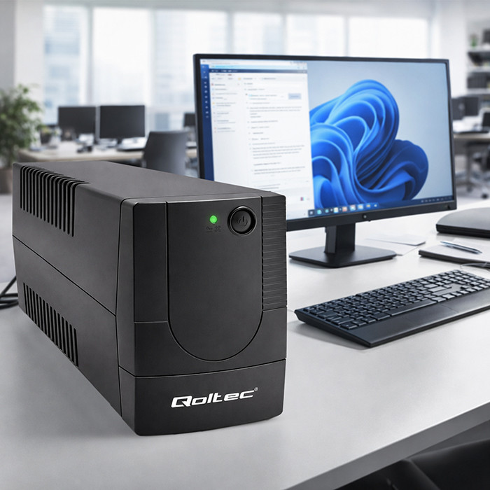 Qoltec Line-Interactive-USV Monolith 53772 | 650VA | 360W