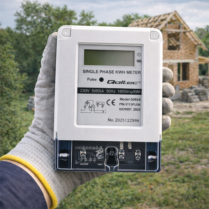 Qoltec Strommessgerät 50924 | 230V | LCD