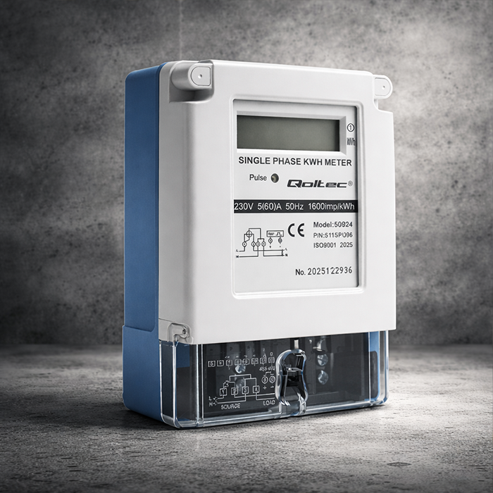 Qoltec Strommessgerät 50924 | 230V | LCD