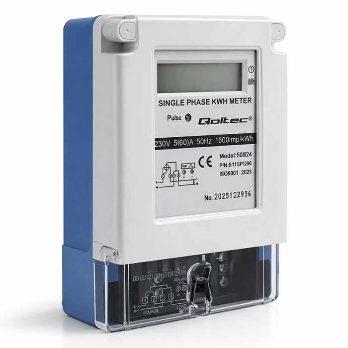 Qoltec Strommessgerät 50924 | 230V | LCD