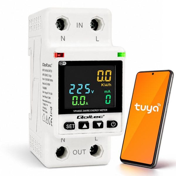 Qoltec DIN-Energiezähler 50981