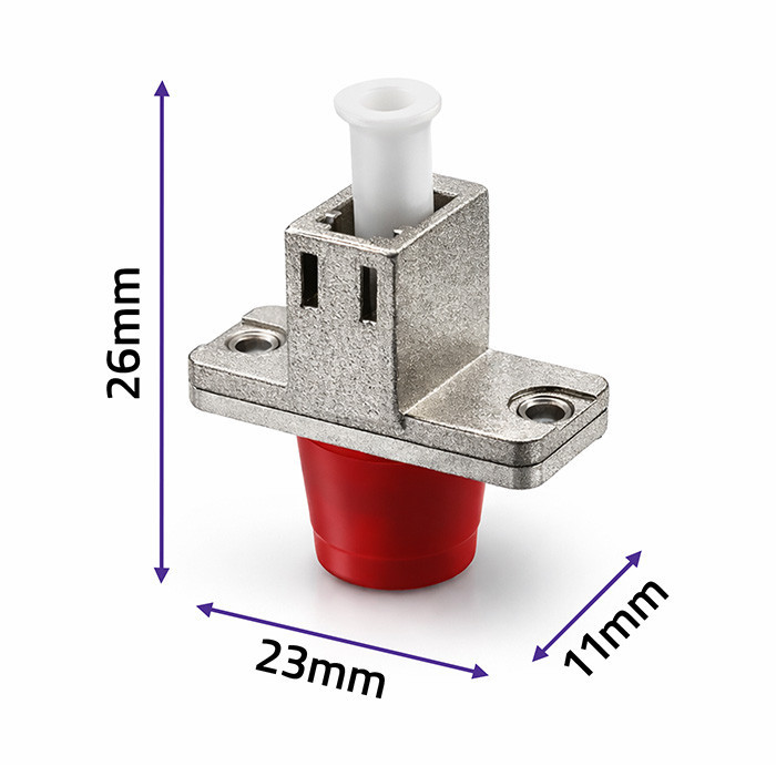 Qoltec Adapter Glasfaser-Hybrid LC/UPC - FC/UPC | Simplex | Singlemode
