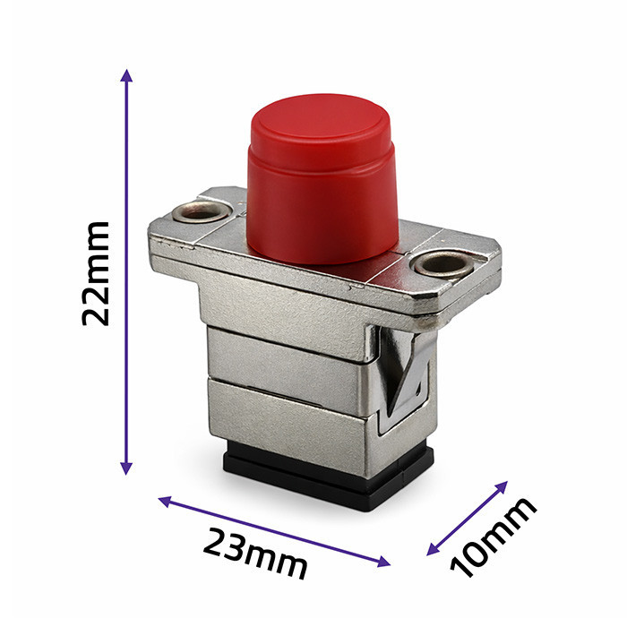 Qoltec Adapter Glasfaser-Hybrid SC/UPC - FC/UPC | Simplex | Singlemode