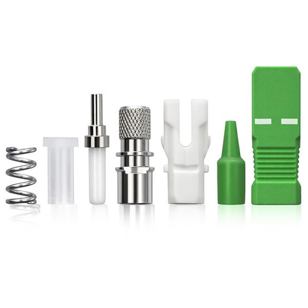 Qoltec Glasfaserstecker SC/APC | Singlemode | 0.9mm