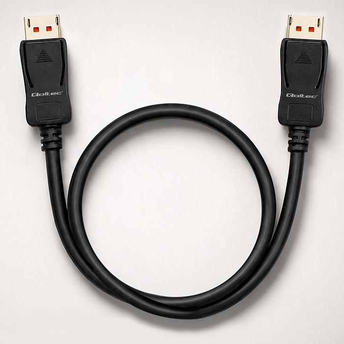 Qoltec DisplayPort-Kabel 52730 | 0.5m | 8K | 40G