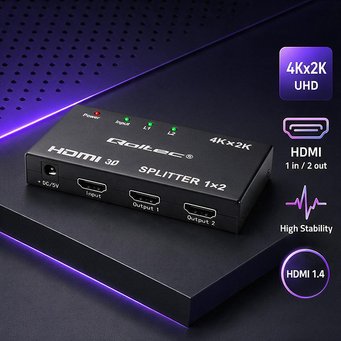 Qoltec HDMI-Splitter 51796