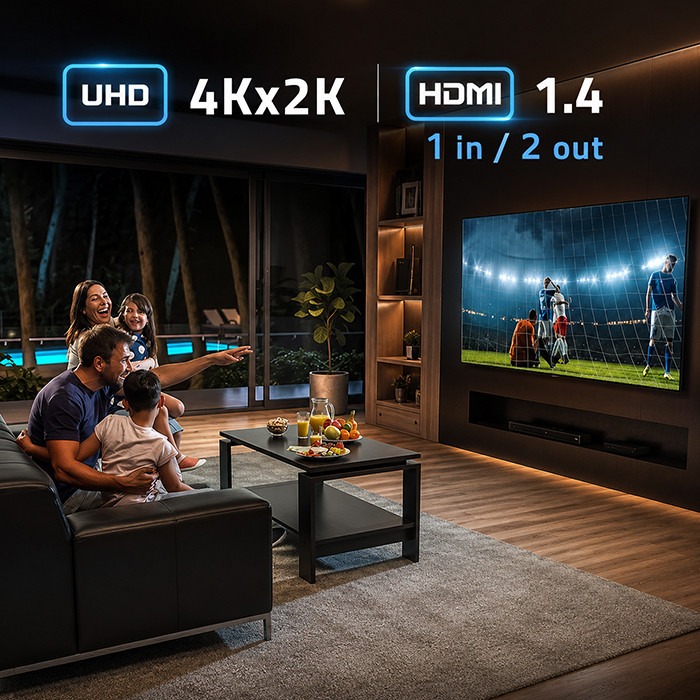 Qoltec HDMI-Splitter 51796