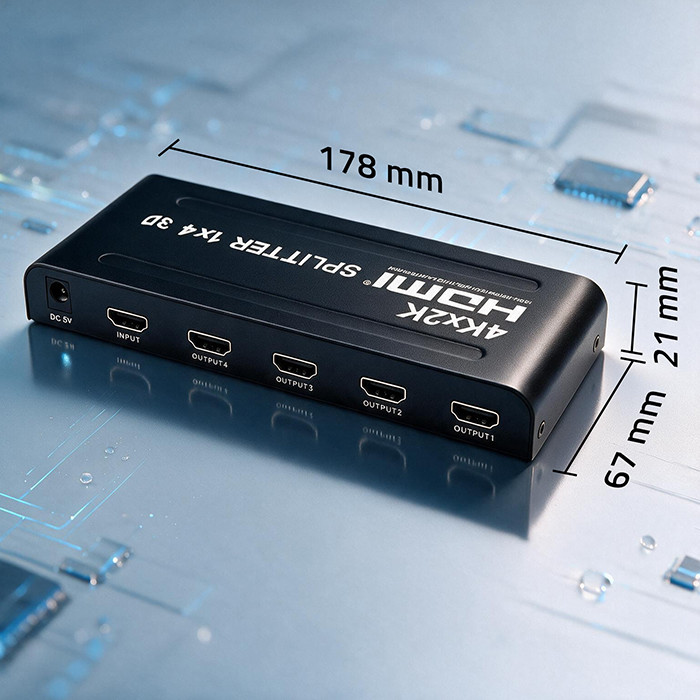 Qoltec HDMI-Splitter 51798