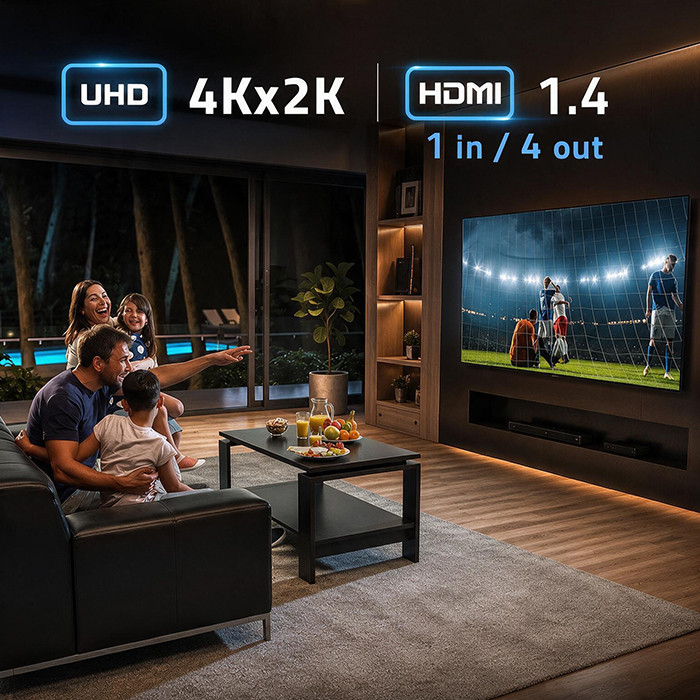 Qoltec HDMI-Splitter 51798