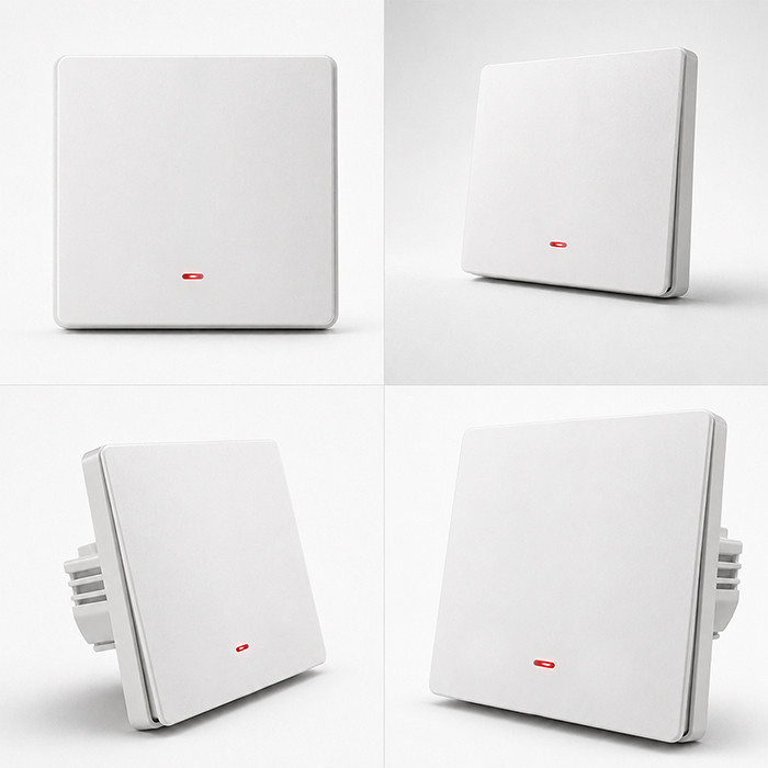 Qoltec WLAN-Lichtschalter 52719 | Weiß