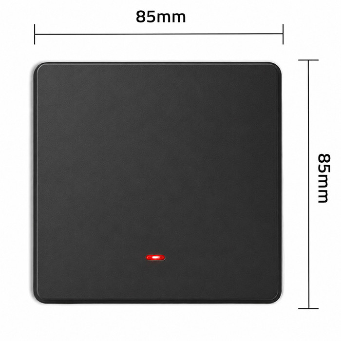 Qoltec WLAN-Lichtschalter 52722 | Schwarz