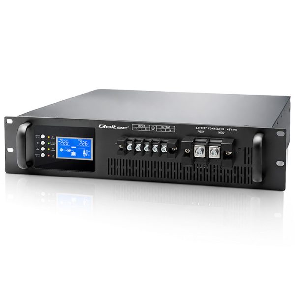Qoltec Rack-USV 53939 | 5kVA | 5000W | LCD | USB