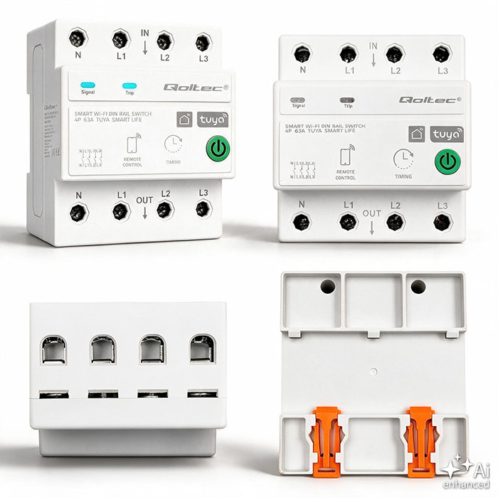 Qoltec Strommessgerät 50976 | 63A | 4P