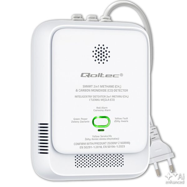 Qoltec Gas- und CO-Melder 52578