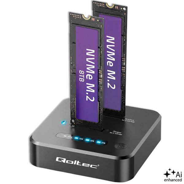 Qoltec Dockingstation 52633 | USB-C 3.2