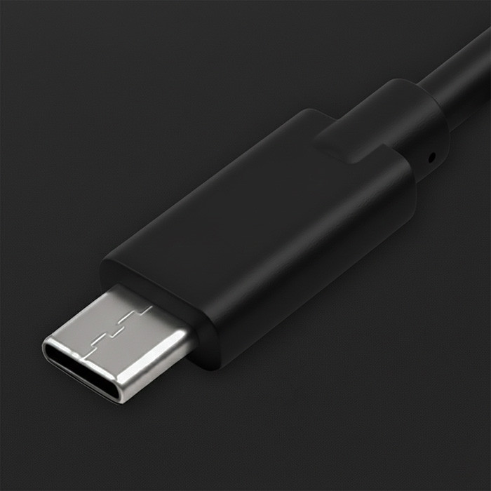 Qoltec USB-C-Kabel 52345 | 2m | Schwarz