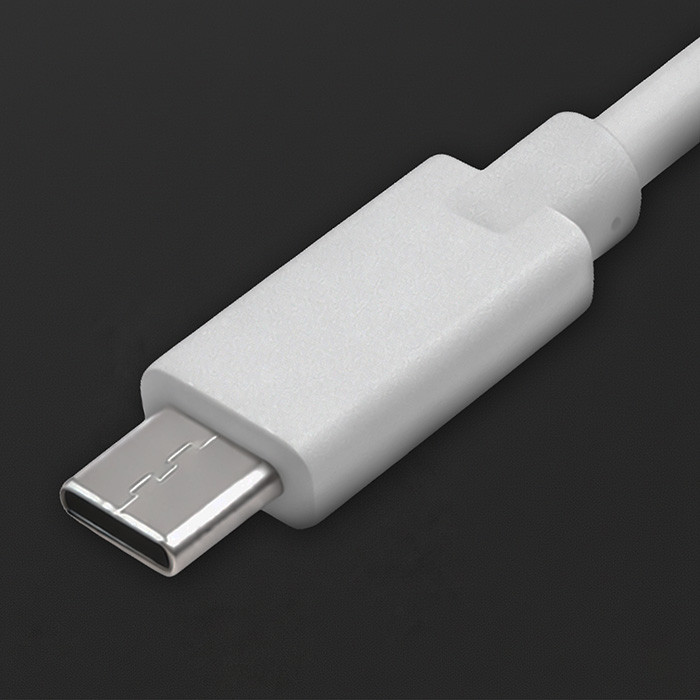 Qoltec USB-C-Kabel 52346 | 2m | Weiß