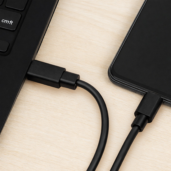 Qoltec USB-C-Kabel 52347 | 2.5m | Schwarz
