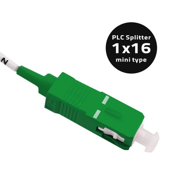 Qoltec PLC-Splitter 1x16 | SC/APC - SC/APC | G.657A | Singlemode | 0.9mm