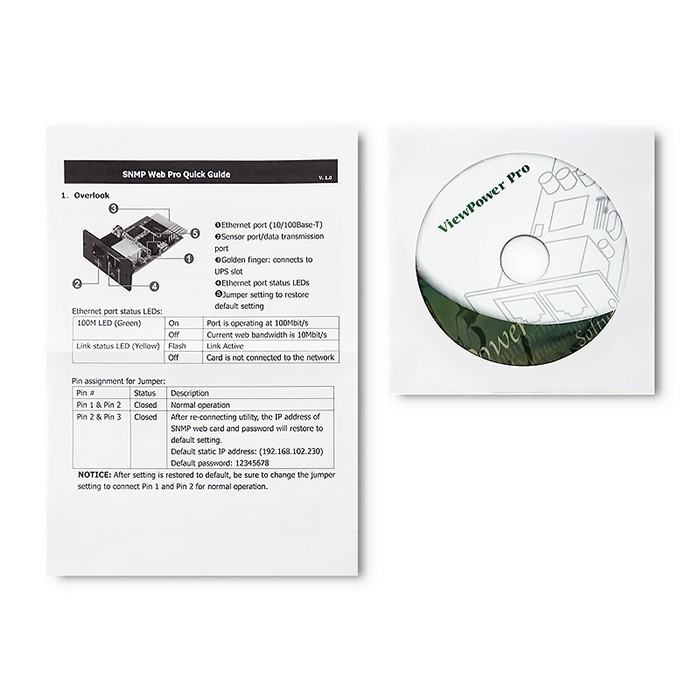 Qoltec USV-SNMP-Modul 50388