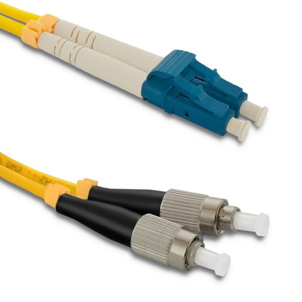 Qoltec Patchkabel Glasfaser LC/UPC - FC/UPC | Singlemode | 9/125 | G652D | Duplex | 3m