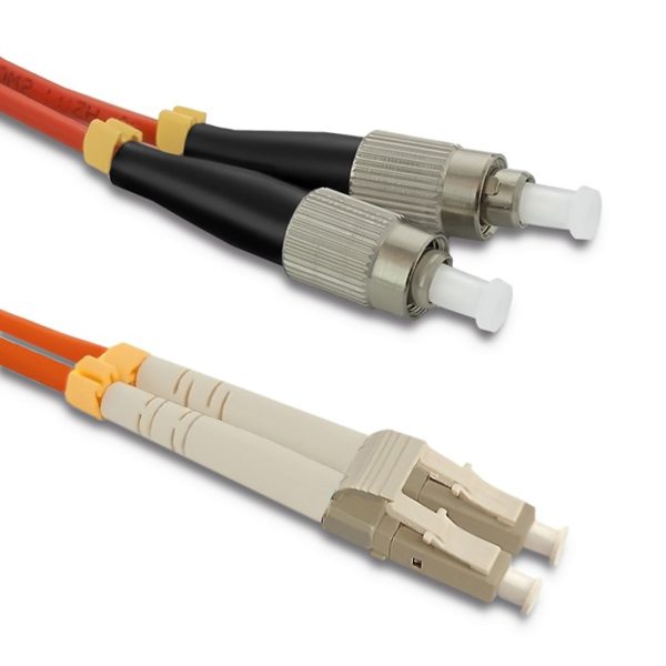 Qoltec Patchkabel Glasfaser LC/UPC - FC/UPC | Multimode | 50/125 | OM2 | Duplex | 3m