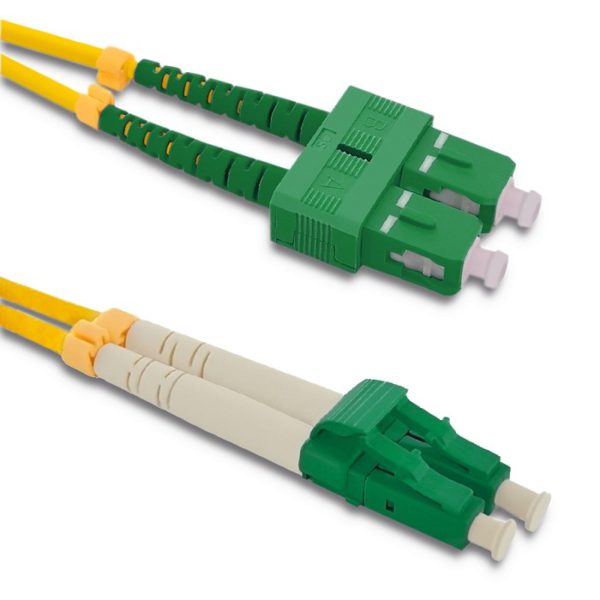 Qoltec Patchkabel Glasfaser SC/APC - LC/APC | Singlemode | 9/125 | G652D | Duplex | 3m