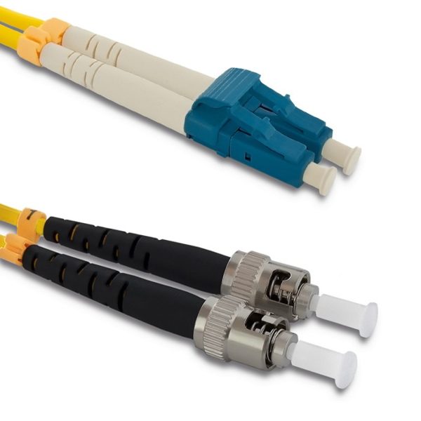 Qoltec Patchkabel Glasfaser LC/UPC - ST/UPC | Singlemode | 9/125 | G652D | Duplex | 5m