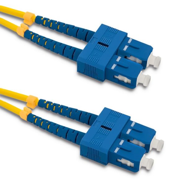 Qoltec Patchkabel Glasfaser SC/UPC - SC/UPC | Singlemode | 9/125 | G652D | Duplex | 2m