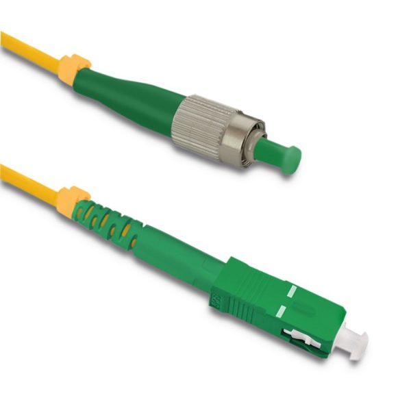 Qoltec Patchkabel Glasfaser FC/APC - SC/APC | Singlemode | 9/125 | G652D | Simplex | 5m