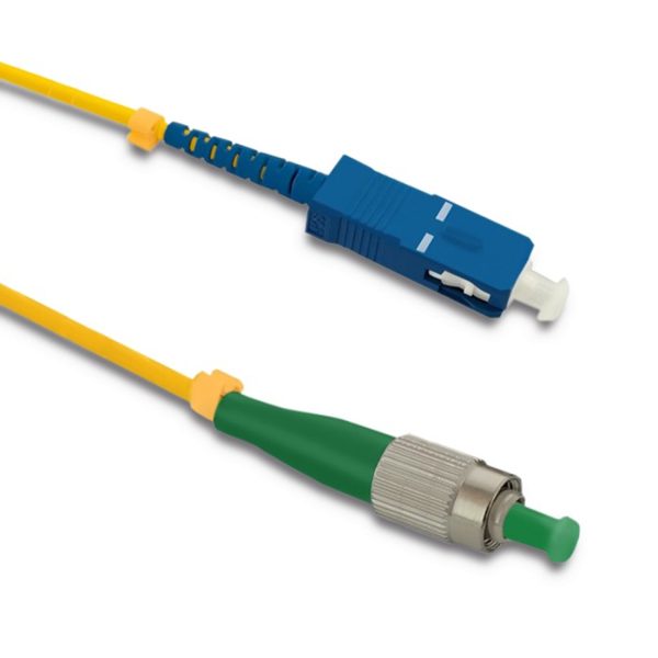 Qoltec Patchkabel Glasfaser FC/APC - SC/UPC | Singlemode | 9/125 | G652D | Simplex | 15m