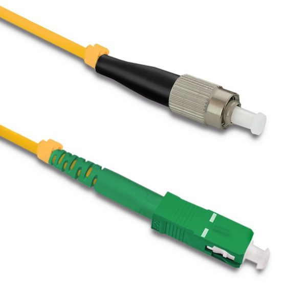 Qoltec Patchkabel Glasfaser FC/UPC - SC/APC | Singlemode | 9/125 | G652D | Simplex | 5m