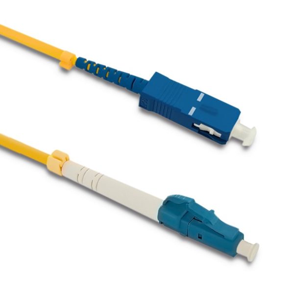 Qoltec Patchkabel Glasfaser LC/UPC - SC/UPC | Singlemode | 9/125 | G652D | Simplex | 3m