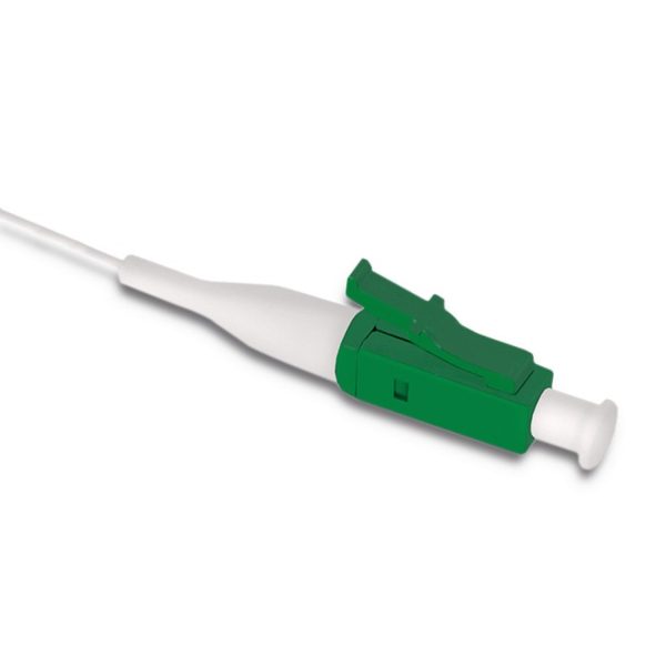 Qoltec Pigtail Glasfaser LC/APC | Singlemode | 9/125 | G652D | 1m