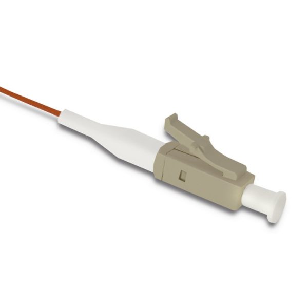 Qoltec Pigtail Glasfaser LC/UPC | Multimode | 50/125 | OM2 | 1m