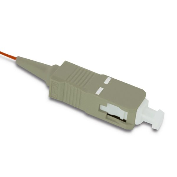 Qoltec Pigtail Glasfaser SC/UPC | Multimode | 50/125 | OM2 | 2m