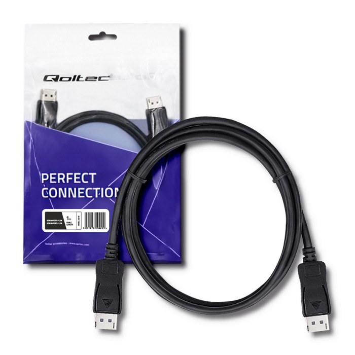 Qoltec DisplayPort-Kabel 50456 | 1.5m | 4K