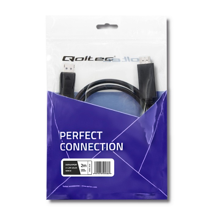 Qoltec HDMI-Adapter 50436 | 2m | 5K