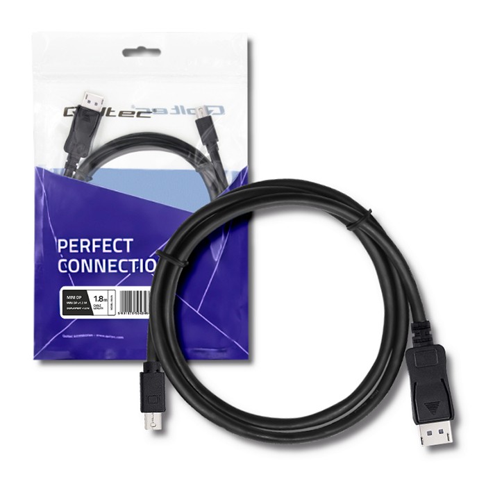 Qoltec DisplayPort-Kabel 50434 | 1.8m | 4K