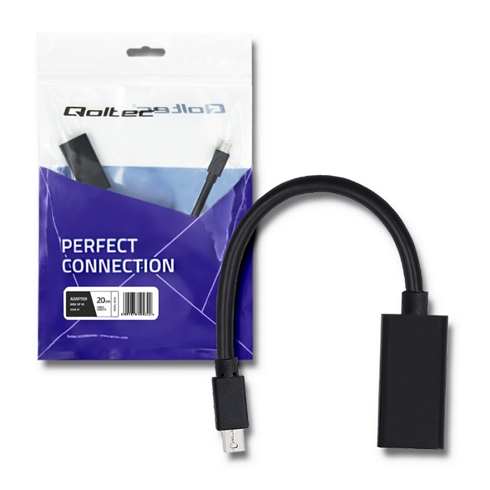 Qoltec HDMI-Adapter 50432 | 0.2m | 4K