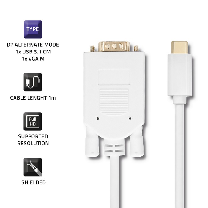Qoltec USB-C-Kabel 50418 | 1m