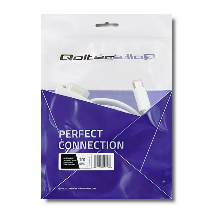 Qoltec USB-C-Kabel 50418 | 1m