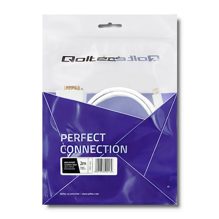 Qoltec USB-C-Kabel 50419 | 2m