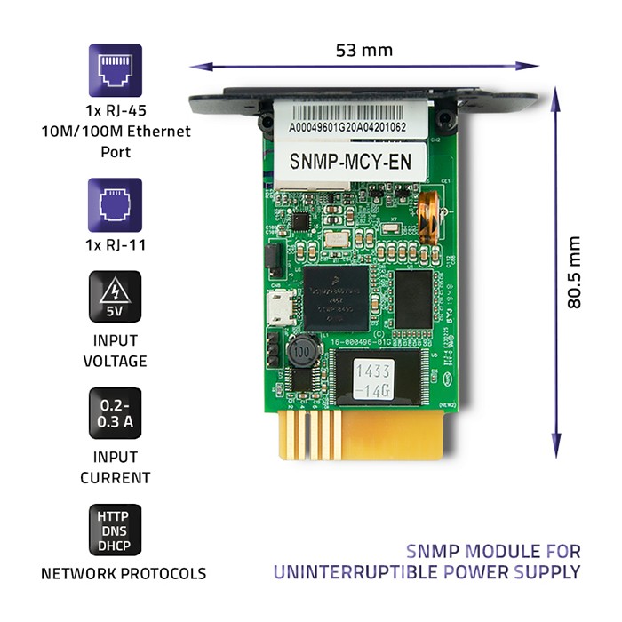 Qoltec USV-SNMP-Modul 50389